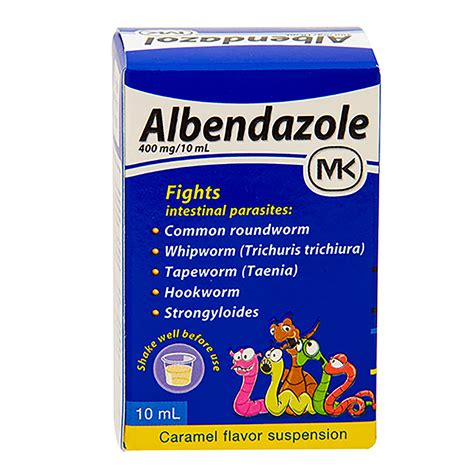 Comprar Albendazol Mk Suspension 400 Mg 10 ml | Walmart Guatemala