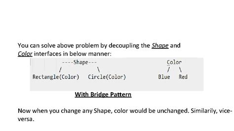 Bridge Design Pattern Name Bridge Design Pattern Intent