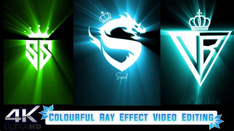 New Alight Motion Neon Colourful Ray Effect 3D Logo Design Video Editing HD wallpaper | Pxfuel