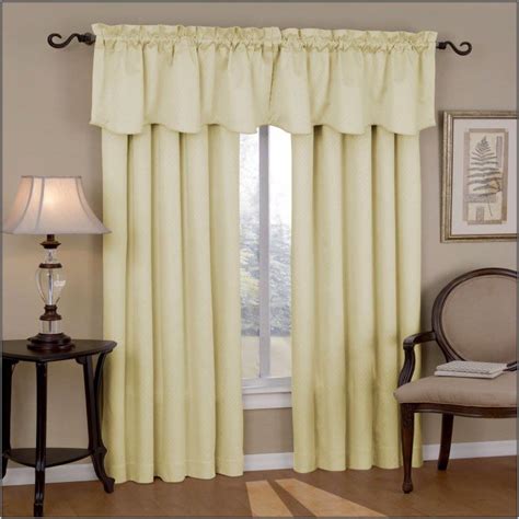 Sheer Curtains With Scarf Valance | Window Treatments Design Ideas