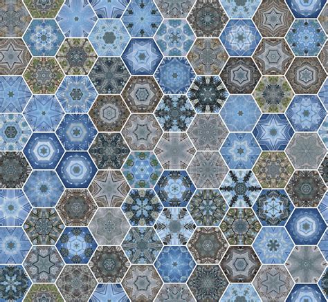 Hexagon Pattern for Apparels Digital Art by Tin Tran - Fine Art America