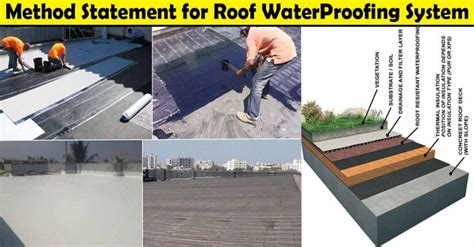 Method Statement for Roof Waterproofing Application System | Roof ...