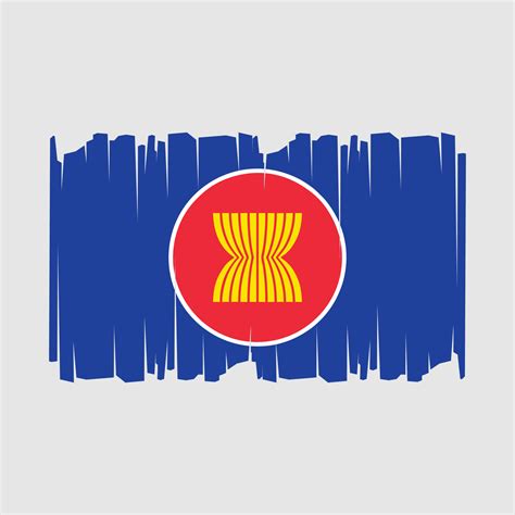 Asean Flag Vector Illustration 21944541 Vector Art at Vecteezy