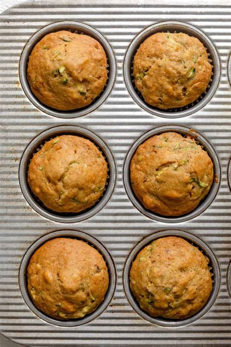 Zucchini Bread Muffins {Healthy & Easy!} - Feel Good Foodie