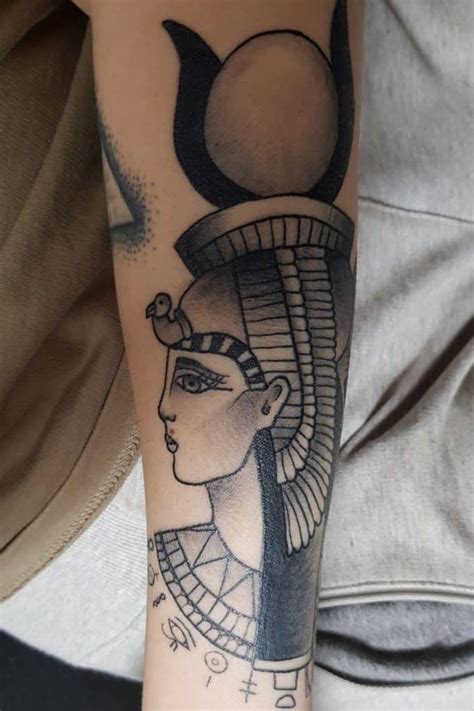 40+ Hathor Tattoos: Meanings, Tattoo Designs & Ideas