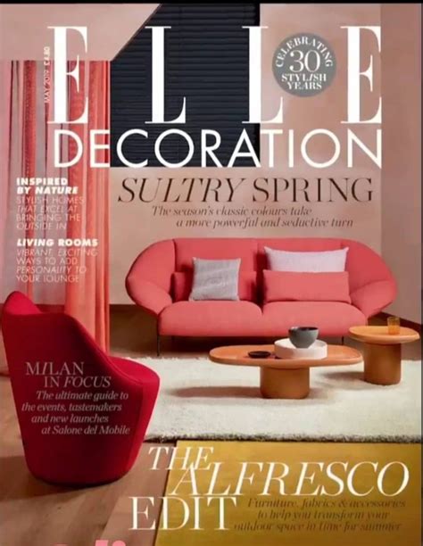 Elle Decoration May 19 | Elle decor, Elle decor magazine, Elle decor uk