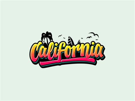 California Hand Lettering by Ibtar Design Co on Dribbble