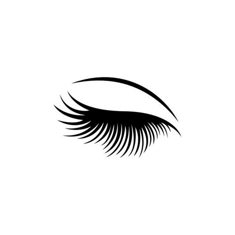 Eyelashes Design Template Vector | Eyelash logo, Eyelashes, Lashes logo