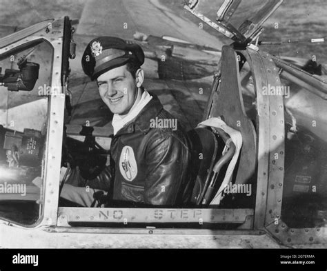 A Pilot Of The 94Th Fighter Squadron, 1St Fighter Group, Sits In The Cockpit Of His Lockheed P ...