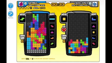 Tetris Friends (Notris Foes) Battle 2P - YouTube