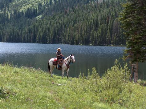 Marvine Lake Colorado | Horse vacation, Trail riding, Lake