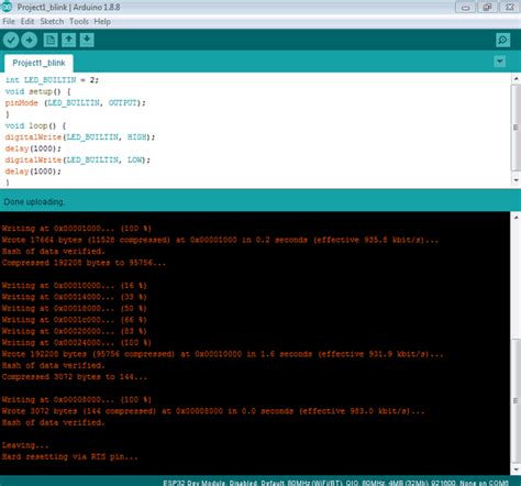 Getting started with ESP32: How to Program ESP32 using Arduino IDE to Blink an LED