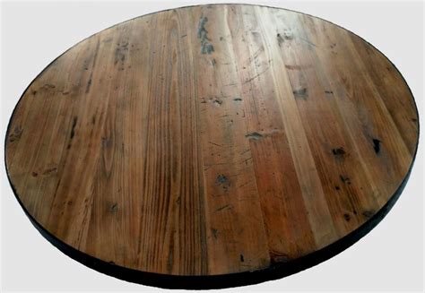 The Rustic Prairie Round Table Top | Reclaimed wood table top, Round wood table, Round table top