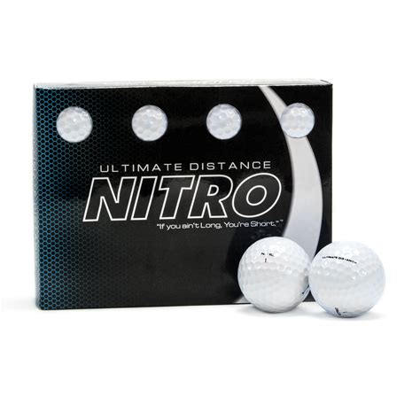 12-Pack Nitro Golf Ultimate Distance Golf Balls (Various Colors)