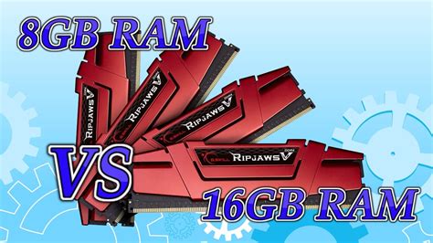 16GB RAM vs 8GB RAM for gaming performance - YouTube