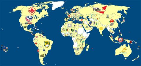 Logos of national rugby union teams - Maps on the Web