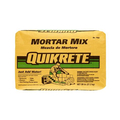 Quikrete 60 lb. Mortar Mix 110260 - The Home Depot