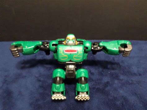 Green Transformer Robot Action Figure