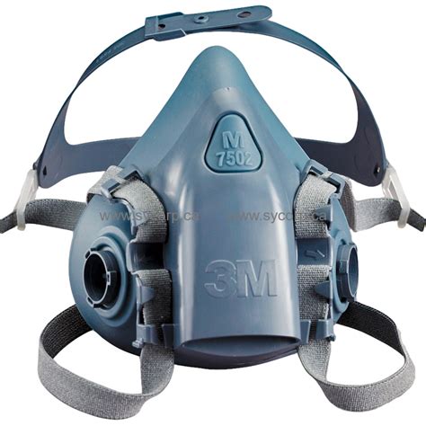 3M 7502 Silicone Half Facepiece Respirator medium