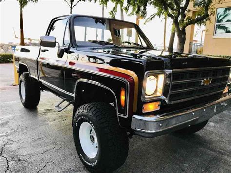 1978 Chevrolet k10 custom deluxe Pickup Black 4WD Automatic custom deluxe for sale - Chevrolet ...