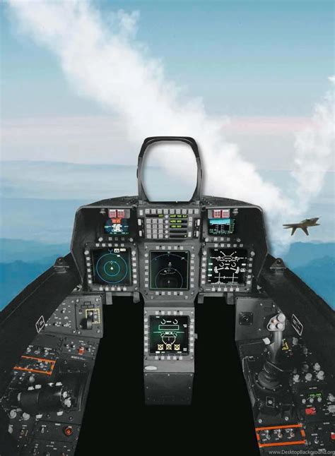 Cool Wallpapers: Fighter Jet Cockpit Desktop Background