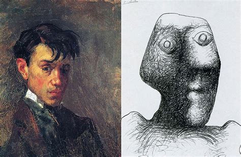 The First (1896) and Last (1972) Self-Portrait of Pablo Picasso ...