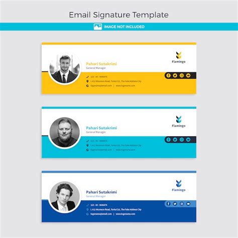 Premium PSD | Email signature template