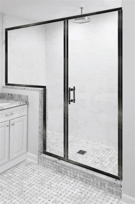 Black Framed Shower Enclosure in Dallas | Frameless Shower Doors