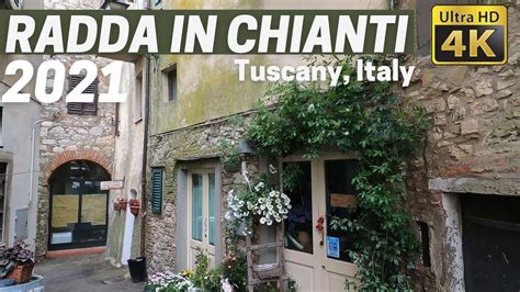 RADDA IN CHIANTI (Tuscany), Italy [walking tour] in 4k - 2021 - YouTube