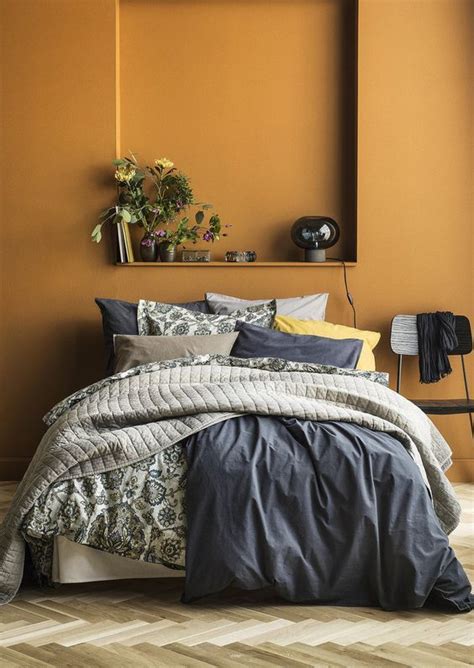 Mustard Wall | Ottiu Beyond Upholstery | Yellow bedroom walls, Yellow bedroom decor, Yellow home ...