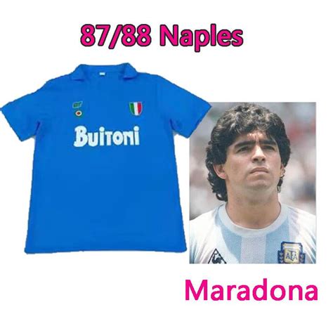 Napoli Fc Jersey Maradona / Lot Detail - 1991 Diego Maradona Clubhouse ...