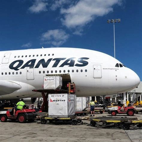 Qantas A380-800 loading cargo, Sydney Airport @nexxster | Qantas a380, Sydney airport, Aircraft