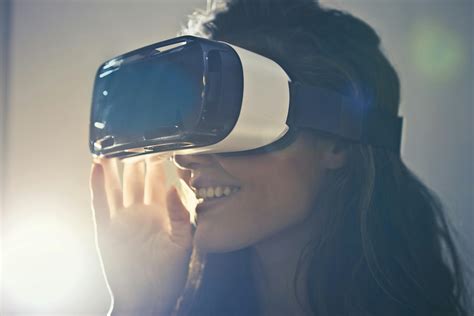 Man Wearing White Virtual Reality Goggles · Free Stock Photo