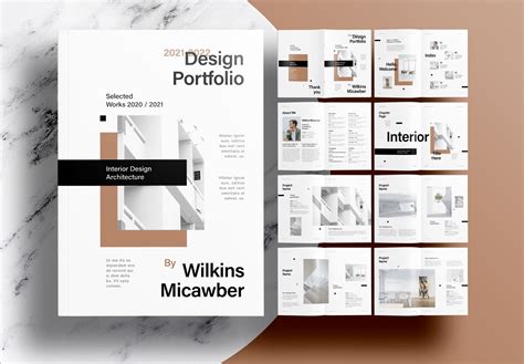 Interior Design Portfolio Front Page Template | Psoriasisguru.com