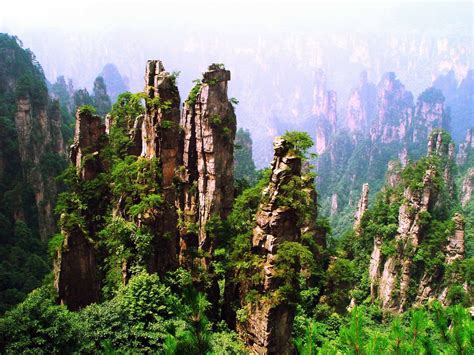 горы аватара китай фото | Zhangjiajie, Forest park, National parks