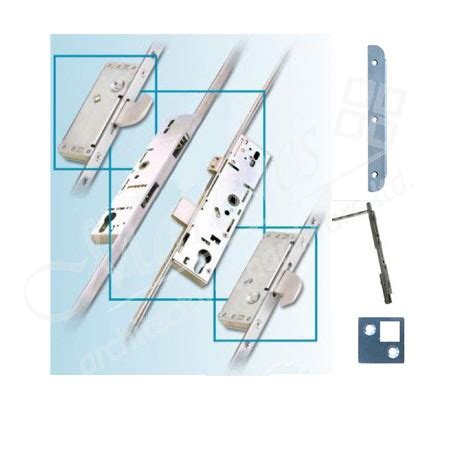 French Door Multipoint Locking System 45mm B/Set (Up to 57mm Doors ...