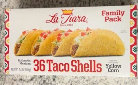 La Tiara Real Corn Taco Shells - 8.4 oz, Nutrition Information | Innit