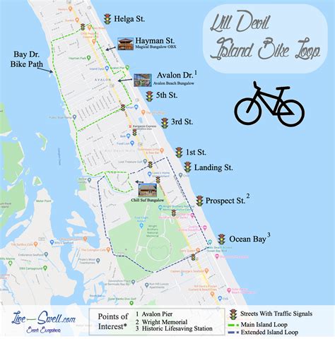 Best Kill Devil Hills Bike Trails Island Loop | Live Swell