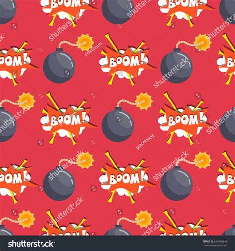 Bomb Flat Vector Illustration Pop Art Stock Vector (Royalty Free ...