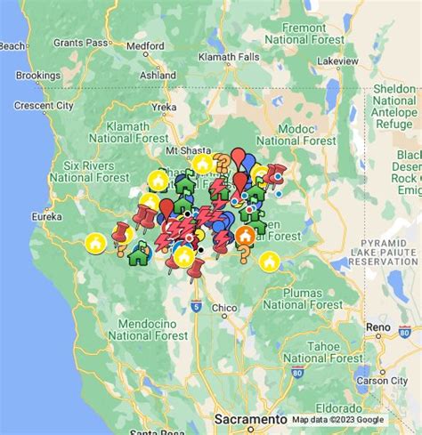 Shasta County Calif fire stations map - Google My Maps