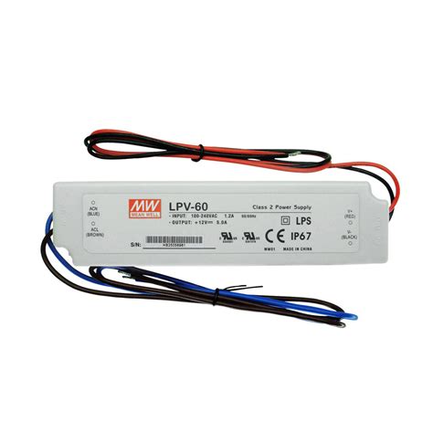 Mean Well LPV 60W Constant Voltage LED Driver