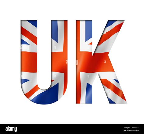 british flag text font. UK symbol background Stock Photo - Alamy