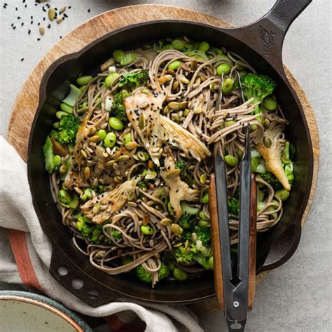 Oyster Mushroom Stir-Fry with Toasted Seeds and Sesame Dressing - My ...