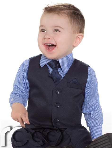 Boys Suits, 4 Piece Waistcoat Suit, Wedding Page Boy Baby Formal Party 5 Colours | eBay