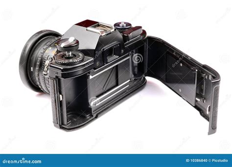 Film Camera Back Open Stock Photo - Image: 10386840