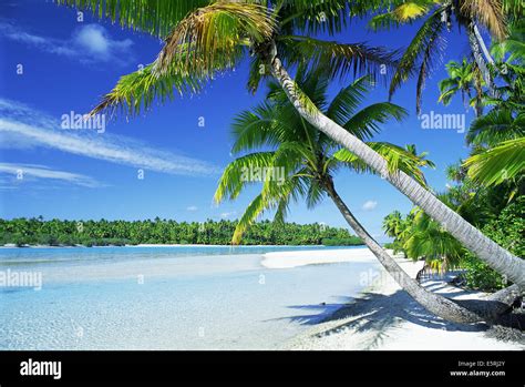 Aitutaki Lagoon, Cook Islands, South Pacific Ocean Stock Photo - Alamy