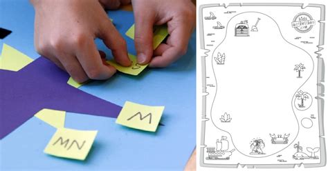 DIY Compass Rose & Compass Rose Template Printable with Map | Kids ...