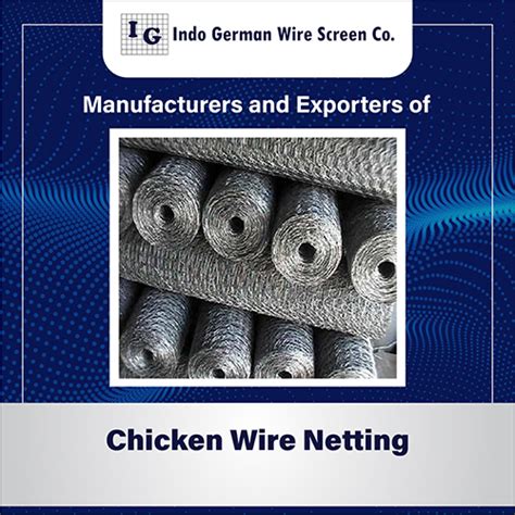 Sliver Chicken Wire Netting at Best Price in Mumbai | Indo German Wire ...