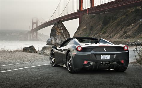 Ferrari, Road, Bridge, Ferrari 458 Spider Wallpapers HD / Desktop and Mobile Backgrounds