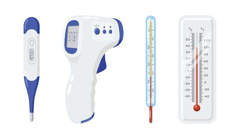 various types of thermometer tools for measuring body temperature 14194151 Vector Art at Vecteezy